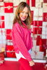 SSYS Ainsley Cropped Air Pullover In Houndstooth