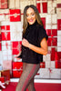 SSYS Sherpa Snap Button Vest In Black