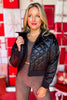 SSYS Quilted Puffer Jacket In Black