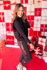 SSYS Black Sequin Puffer Vest