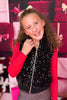 SSYS Kids Black Sequin Puffer Vest