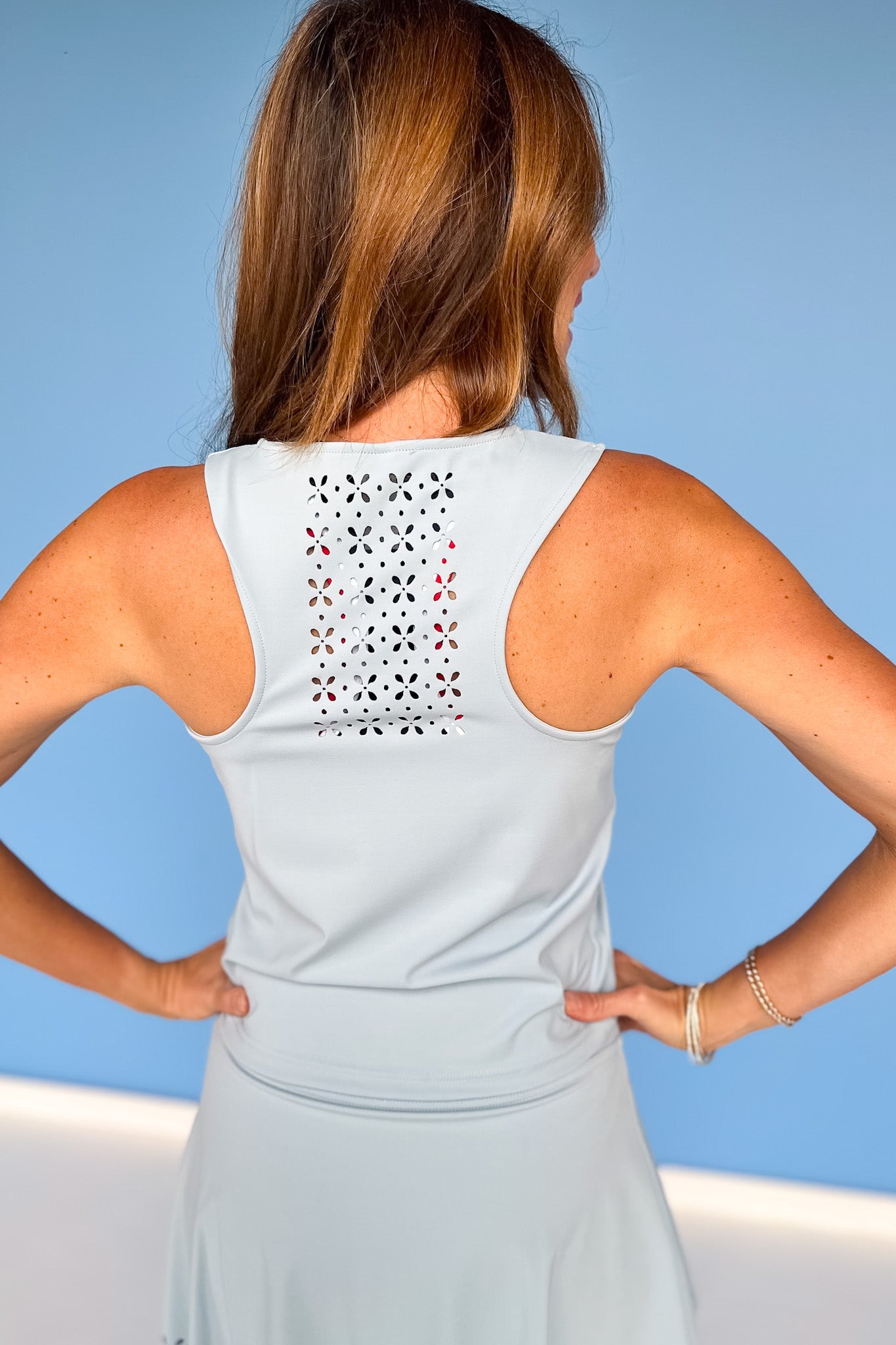 SSYS Laser Cut Active Tank In Powder Blue