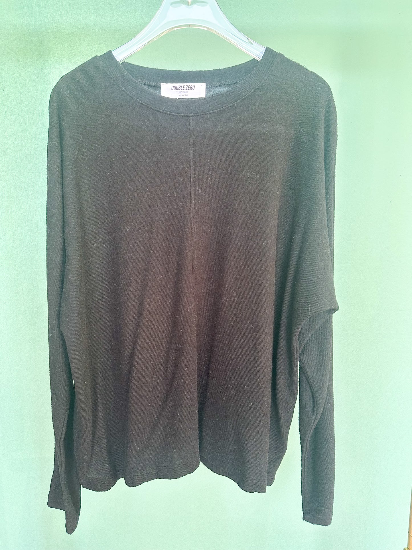 Black Seam Front Long Sleeve Top *FINAL SALE*