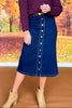 SSYS Devon Dark Denim Stretch Skirt