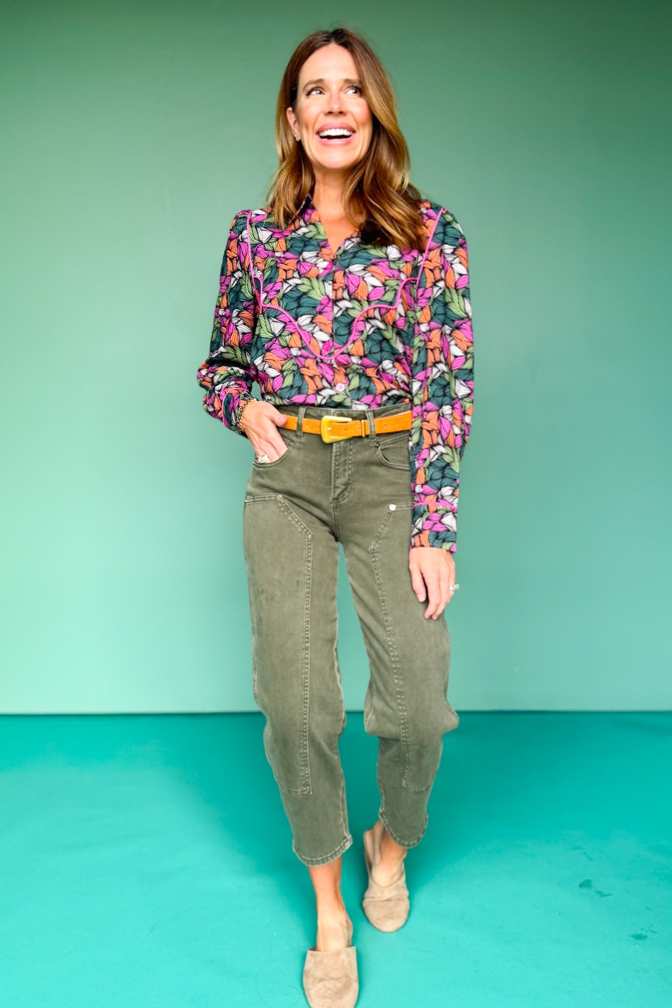 Mica High Rise Ankle Straight Barrel Jeans