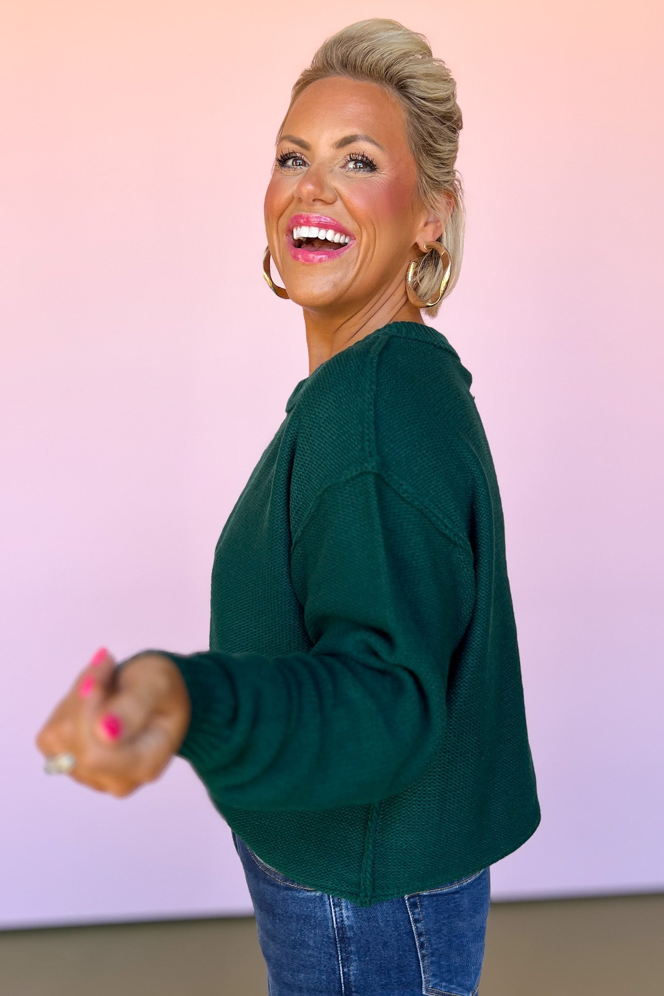 Lavender Knit Wide Ribbed Crew Neck Sweater, perfect fall sweater, basic sweater, basic fall sweater, layering sweater, saturday steal sweater, colorful sweater, new sweater, new arrivals, SSYS by mallory fitzsimmons