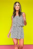 Ecru Animal Print Wrap Skort *FINAL SALE*