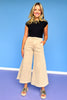 Ash Mocha High Rise Cropped Wide Leg Jeans *FINAL SALE*