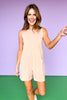 Taupe Pocket Detail Sleeveless Romper *FINAL SALE*