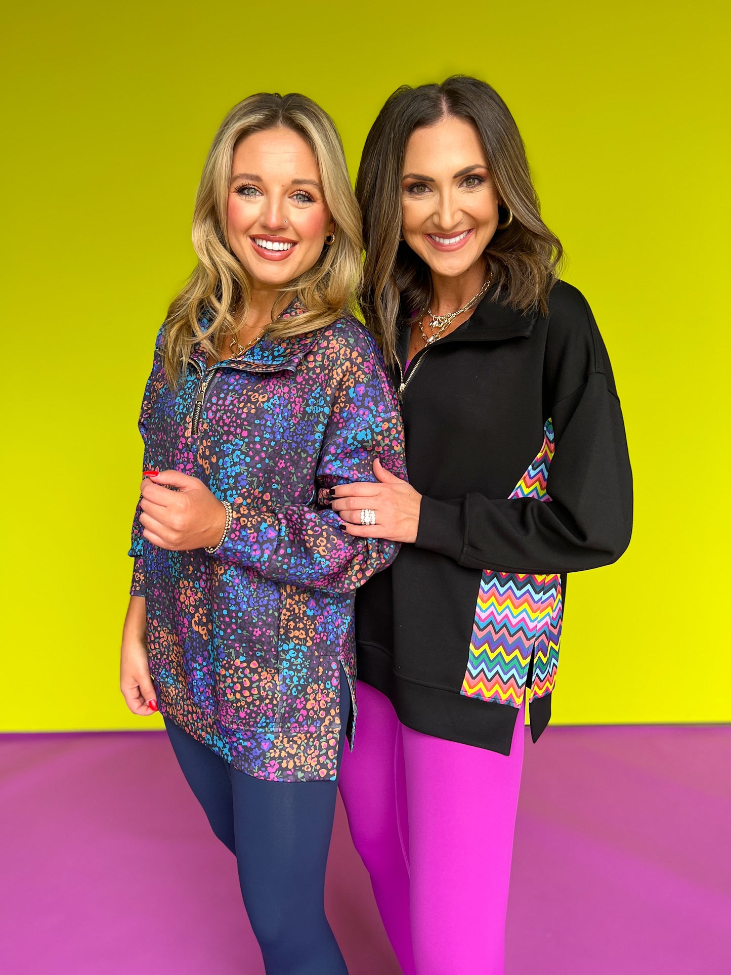 SSYS The Ainsley Air Pullover In Zig Zag Inset, SSYS the label, SSYS athlesiure, perfect sweatshirt, perfect pull over, must have pull over, must have workout top, SSYS by mallory fitzsimmons