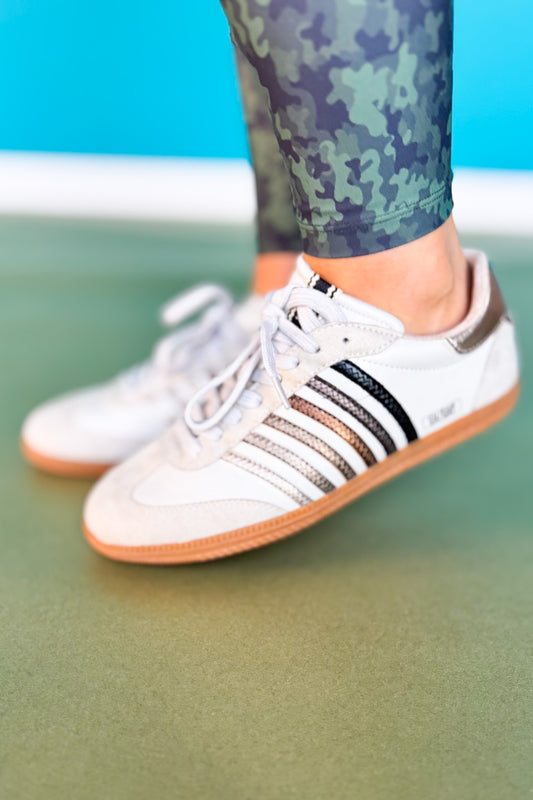 Shu Shop Silver Metallic Sneakers *FINAL SALE*