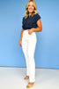 Mica White High Rise Slim Leg Jeans *FINAL SALE*