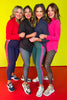 SSYS Hot Pink Honeycomb Long Sleeve Frill V Neck Active Top *FINAL SALE*