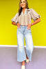 Vervet High Rise Two Button Waist Crop Wide Leg Jeans