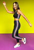 SSYS Black Ric Rac Compression High Waist Leggings, SSYS the label, SSYS athlesiure, matching leggings set, matching set, workout set, on trend wokrout set, lounge wear, workout wear, comfy set, cute set, SSYS by mallory fitzsimmons