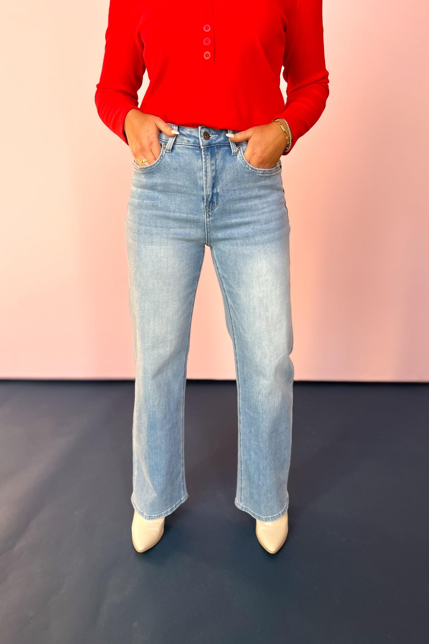 Mica Super High Rise Straight Leg Loose Fit Jeans *FINAL SALE*