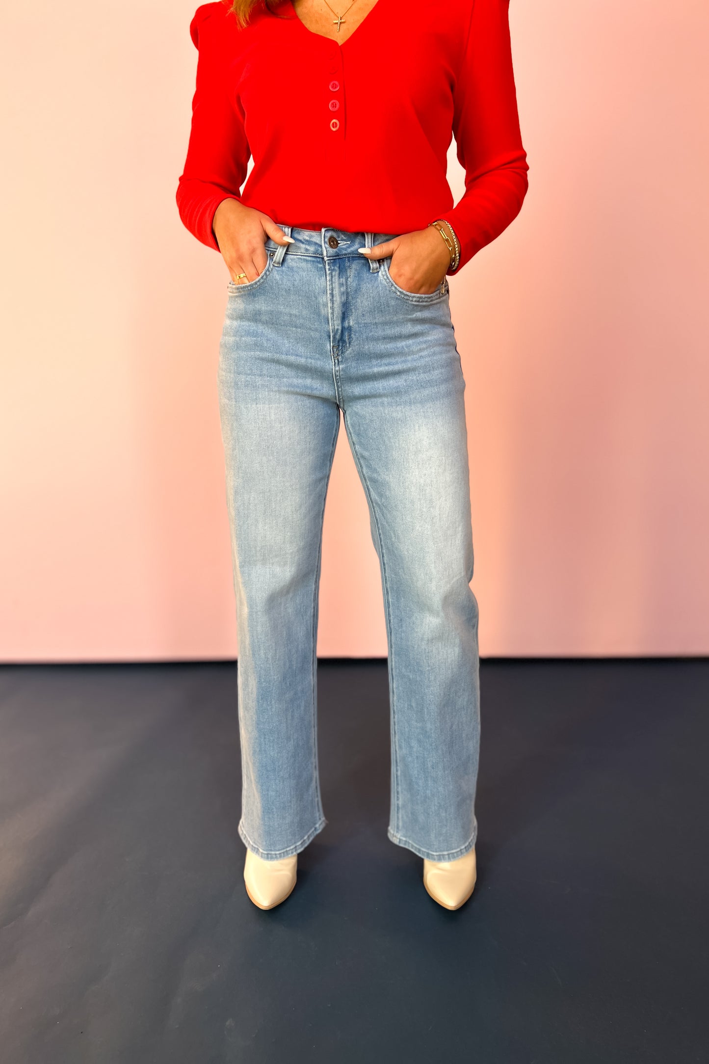 Mica Super High Rise Straight Leg Loose Fit Jeans *FINAL SALE*