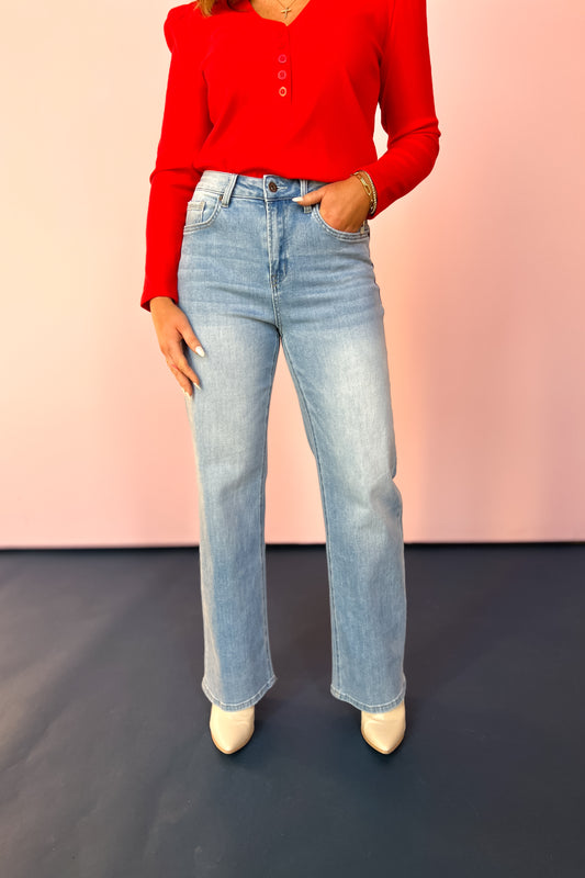 Mica Super High Rise Straight Leg Loose Fit Jeans *FINAL SALE*