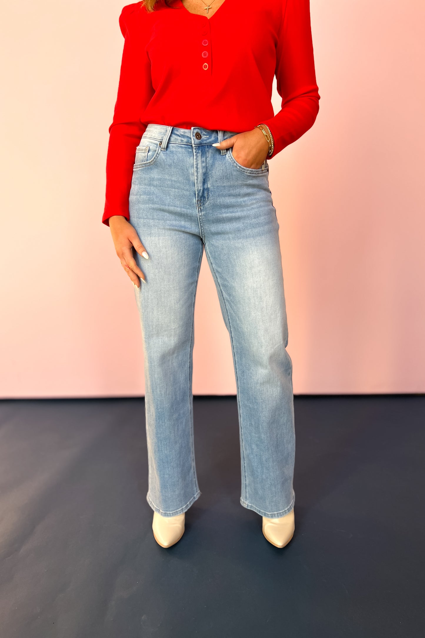 Mica Super High Rise Straight Leg Loose Fit Jeans *FINAL SALE*