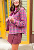 SSYS Carrie Magenta Tweed Jacket