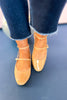 Tan Ankle Strap Slingback Shoes *FINAL SALE*