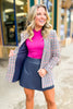 SSYS Stevie Multi Houndstooth Blazer