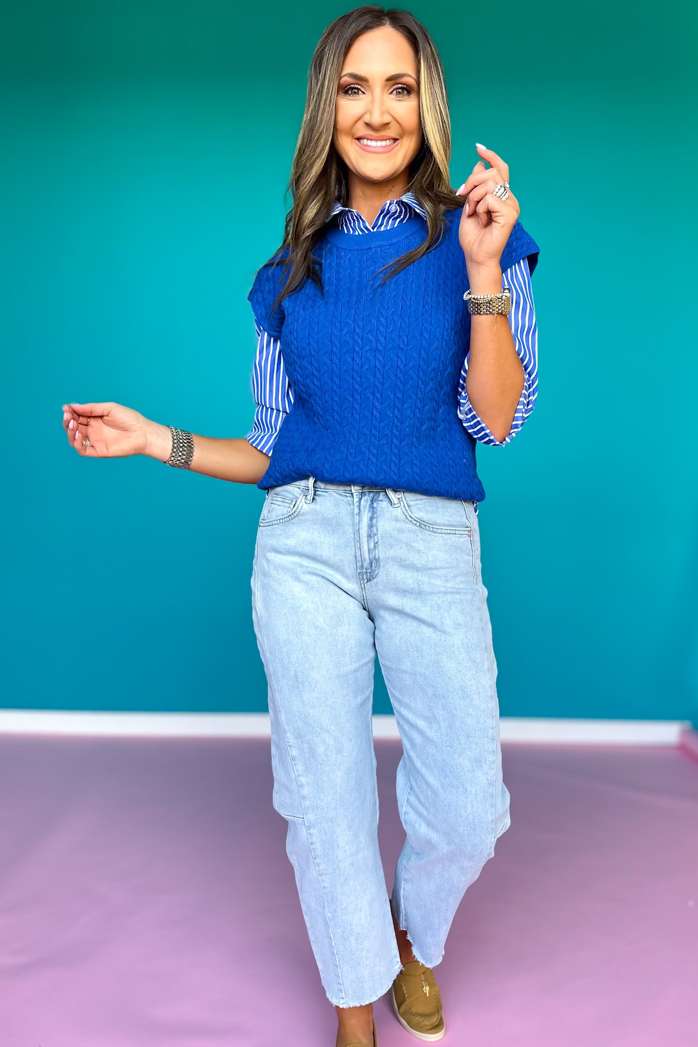 Mica Super High Detail Barrel Jeans