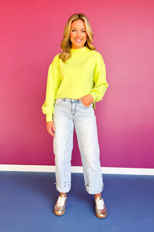 Mica Light Wash Mid Rise Ankle Straight Leg Jeans