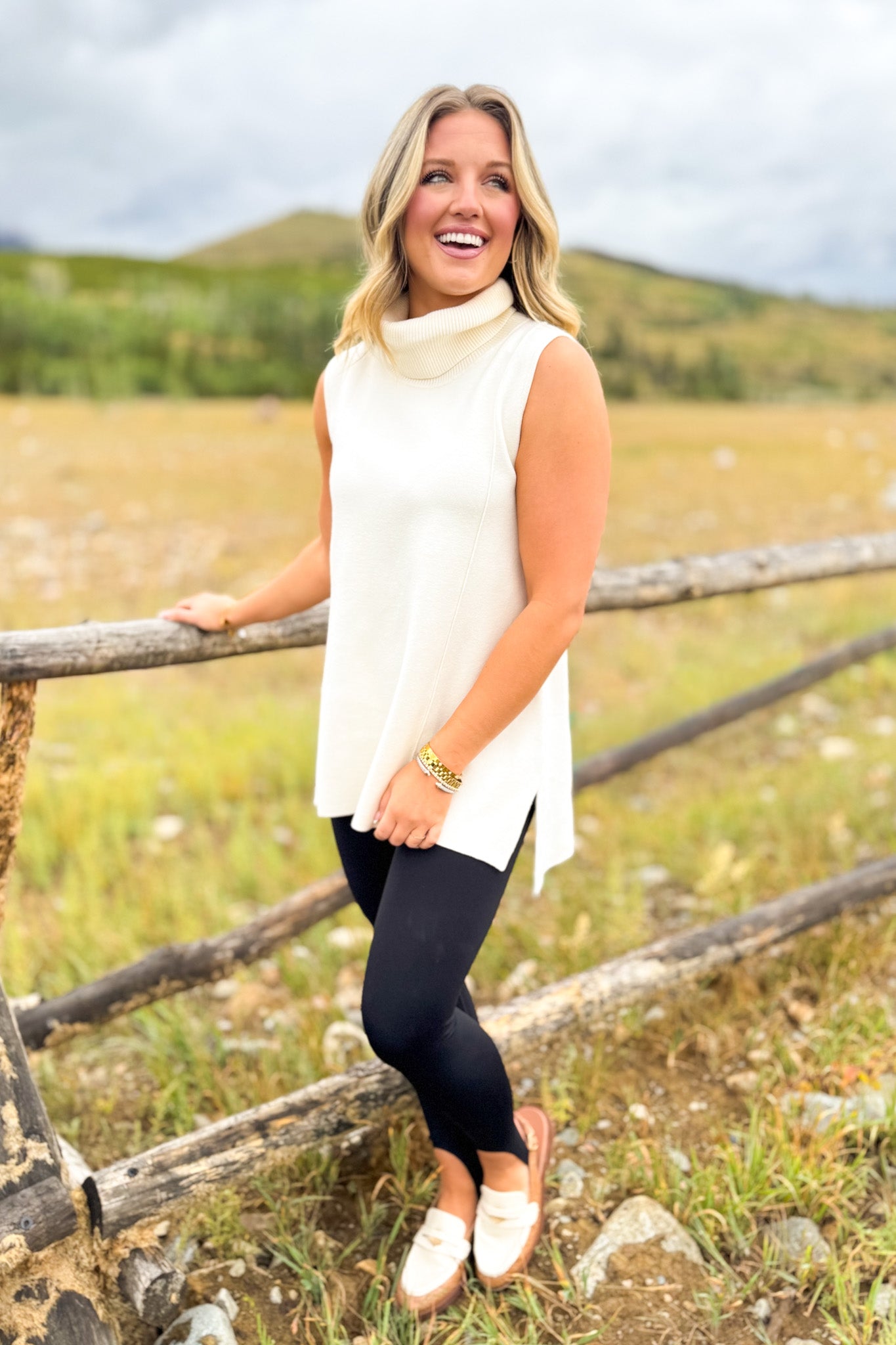 SSYS Signature Black Stirrup Leggings
