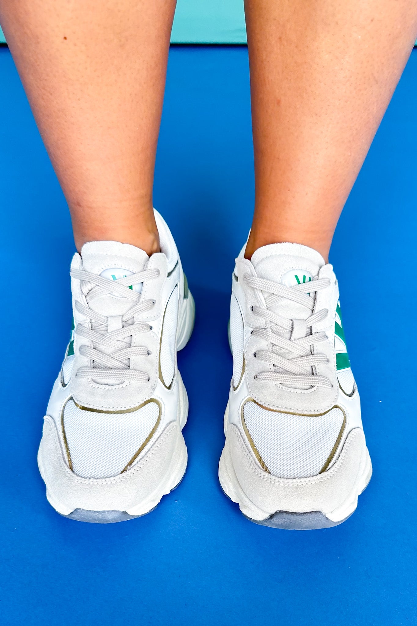 Vintage Havana Green Logo Sneakers