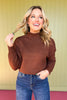 Brown Knit Sweater *FINAL SALE*