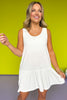 SSYS Mia One Tier Terry Swim Cover In Ivory *FINAL SALE*