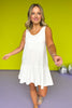 SSYS Mia One Tier Terry Swim Cover In Ivory *FINAL SALE*