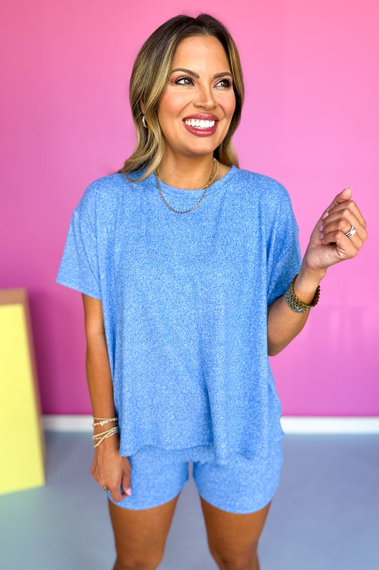 Blue Short Sleeve Tee Short Pants Set *FINAL SALE*