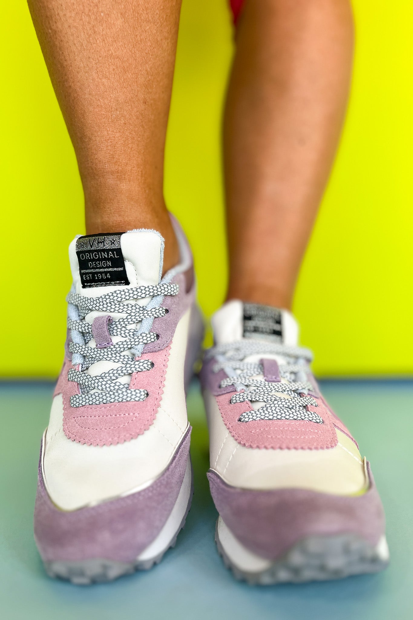 Vintage Havana Purple Spike Platform Sole Sneakers