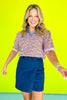 Denim High Waist Wrap Skirt, ssys by mallory fitzsimmons