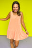 SSYS Mia One Tier Terry Swim Cover In Coral *FINAL SALE*
