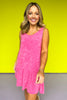 SSYS Mia One Tier Terry Swim Cover In Pink *FINAL SALE*