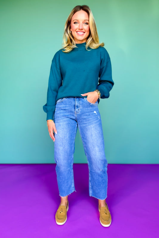 Lovervet By Vervet High Rise Slim Barrel Leg Jeans *FINAL SALE*