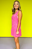 SSYS Mia One Tier Terry Swim Cover In Pink *FINAL SALE*