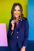 SSYS The Mackenzie Air Blazer In Navy, ssys fall collection, ssys fall, fall style, fall outfit, must have fall, elevated fall, mom style, office style, office outfit, fall blazer, elevated blazer, ssys blazer, ssys by mallory fitzsimmons