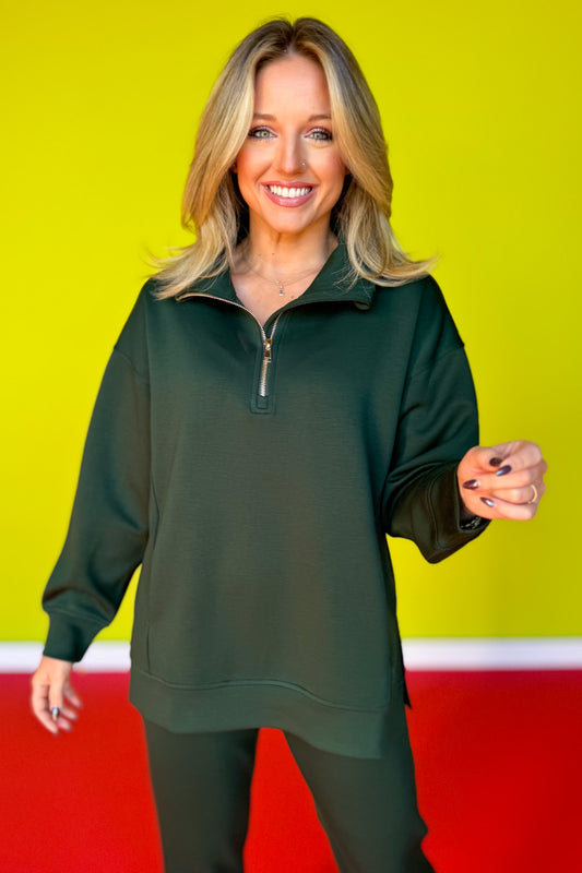 SSYS Ainsley Air Pullover In Hunter