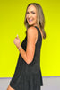 SSYS Mia One Tier Terry Swim Cover In Black *FINAL SALE*