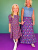 SSYS Kids Emma Jean Printed Twirl Dress In Purple Floral