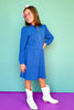 SSYS Kids Lainey Long Sleeve Dress In Royal