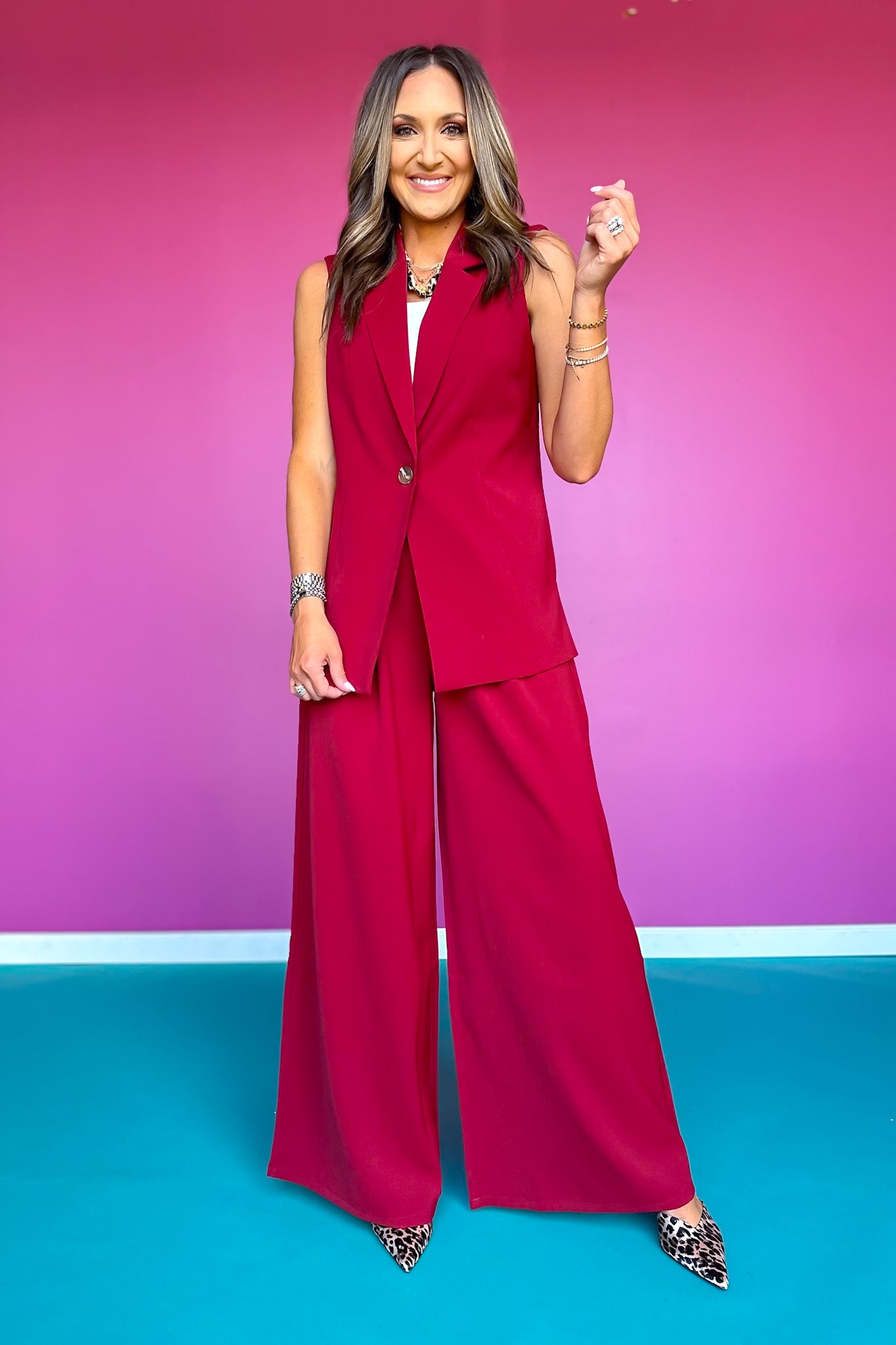 SSYS Jules Vest In Maroon