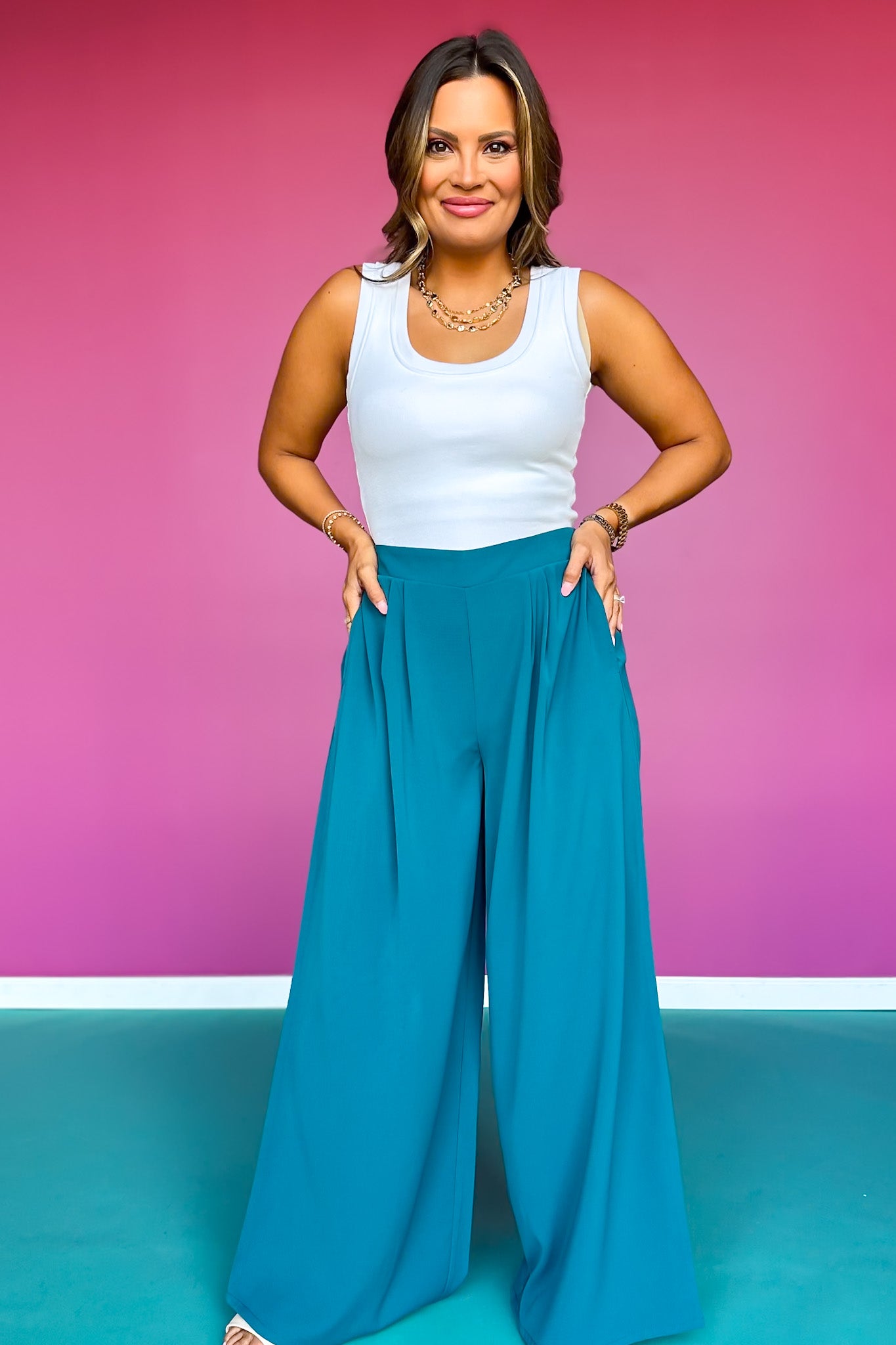 SSYS Jules Trouser Pants In Teal