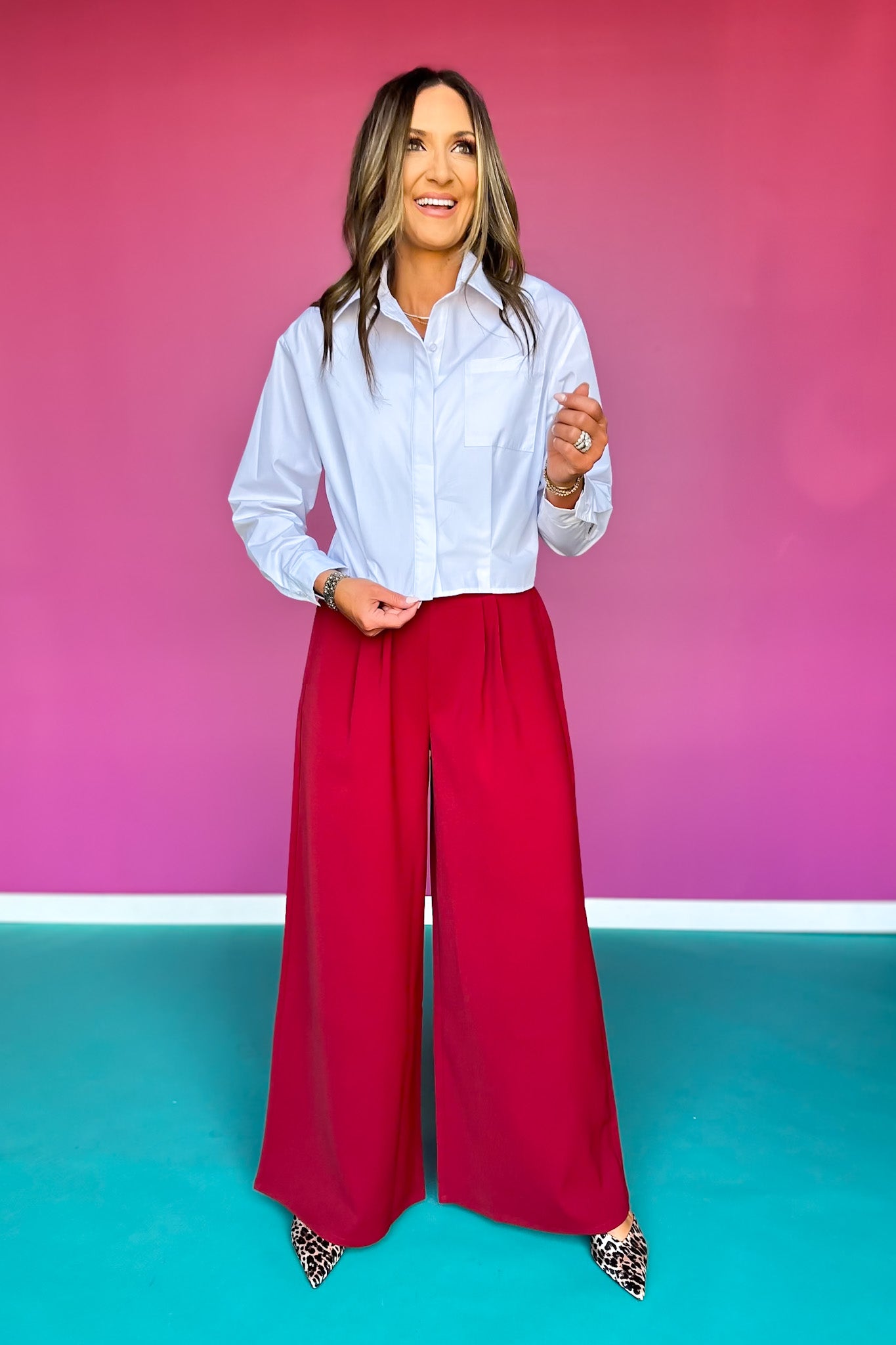 SSYS Jules Trouser Pants In Maroon