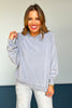 blue grey Washed Ribbed Knit Accent Sweatshirt, must have sweat shirt, perfect fall top, must have fall top, elevated basic top, elevated everyday wear top, easy to wear top, cozy fall top, comfy fall top, SSYS by mallory fitsimmons