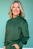 SSYS Scuba Cowl Neck Sweatshirt In Hunter